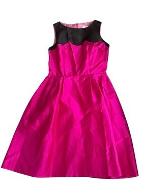 Lotus Grace pink & black flared dress nwt new 6